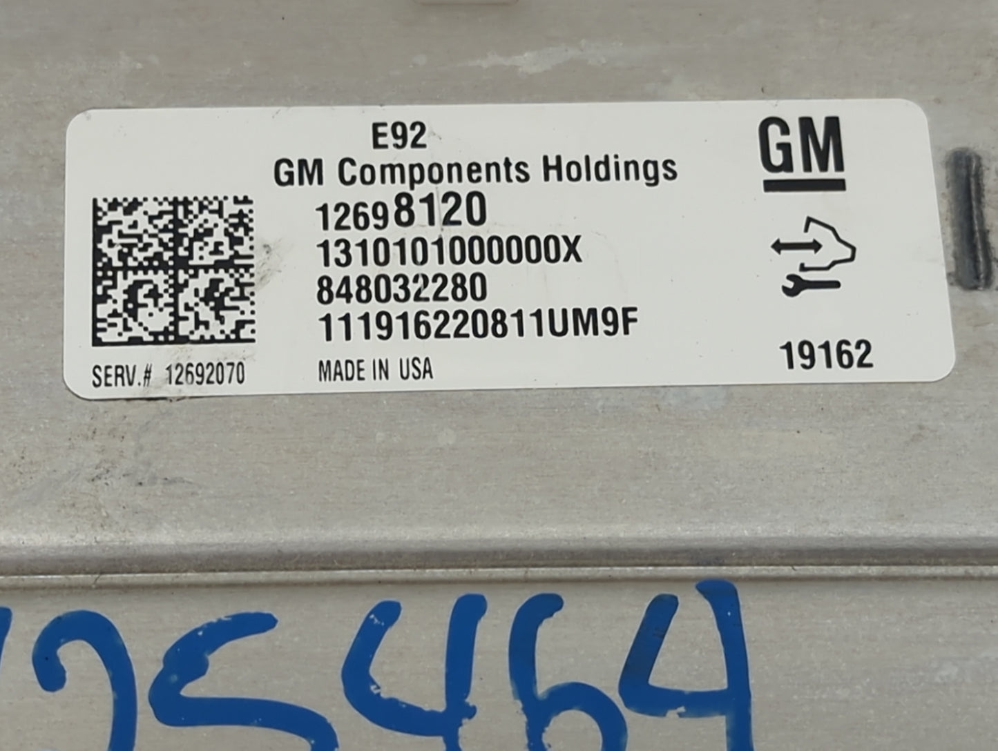 2019-2020 Chevrolet Tahoe PCM Engine Control Computer ECU ECM PCU OEM P/N:12698120 12692070 Fits Fits 2018 2019 2020 2021 OE