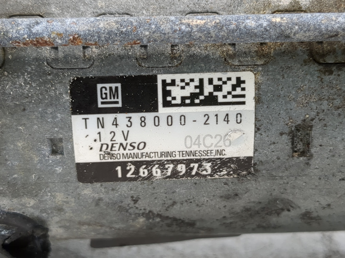 2018-2022 Chevrolet Traverse Car Starter Motor Solenoid OEM P/N:12667973 TN438000-2140 Fits OEM Used Auto Parts - Oemusedaut