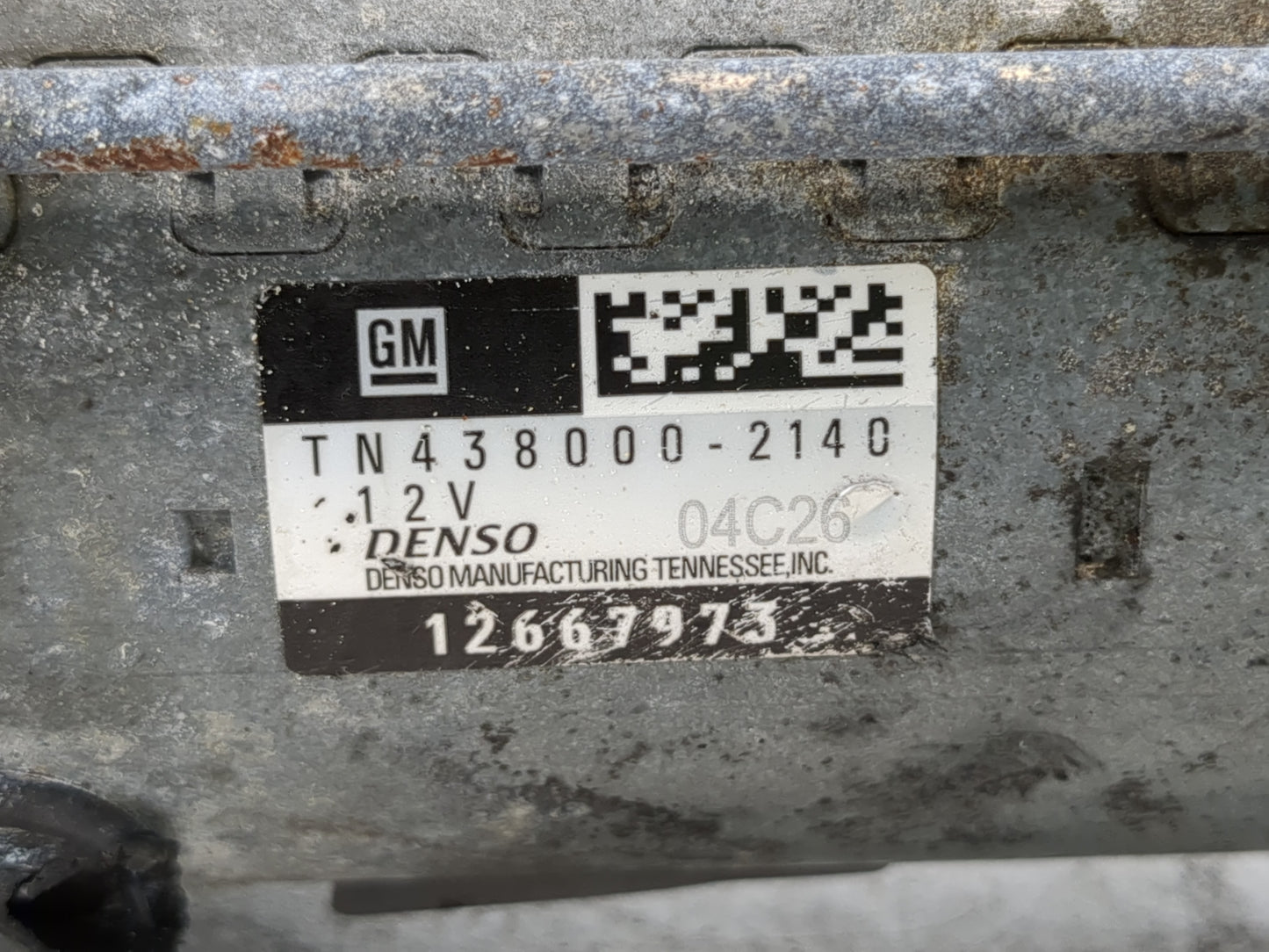2018-2022 Chevrolet Traverse Car Starter Motor Solenoid OEM P/N:12667973 TN438000-2140 Fits OEM Used Auto Parts - Oemusedaut