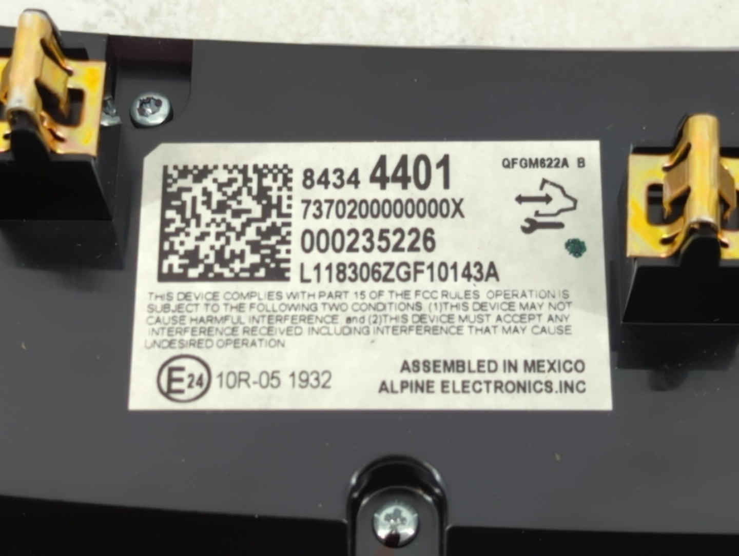 2018-2022 Chevrolet Traverse Climate Control Module Temperature AC/Heater Replacement P/N:84344401 Fits OEM Used Auto Parts 