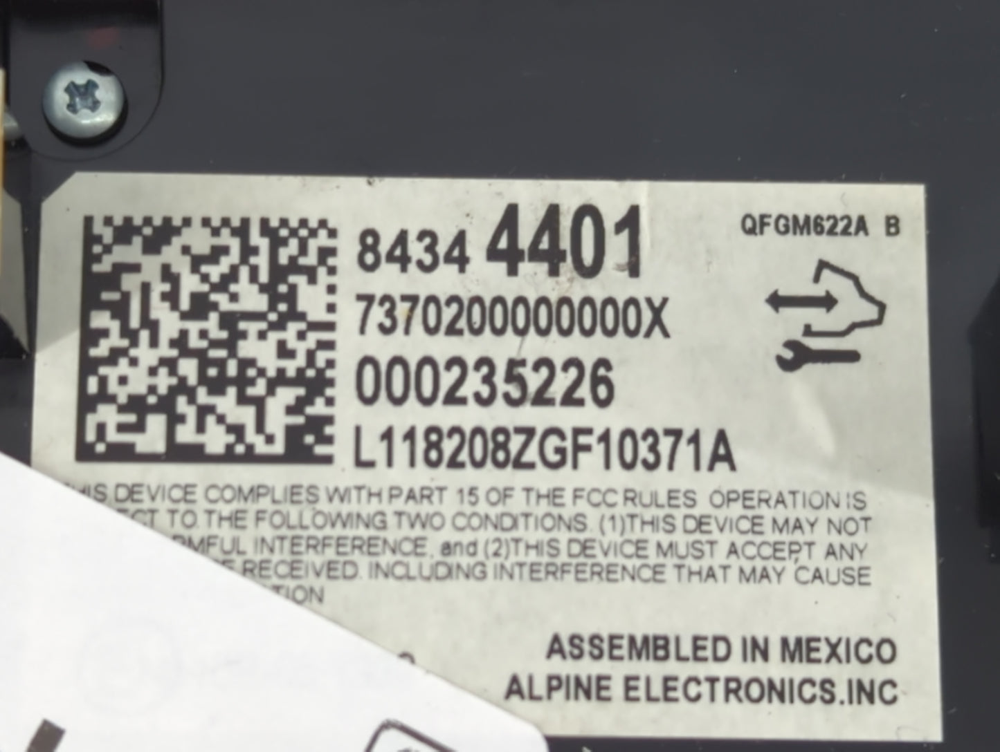 2018-2022 Chevrolet Traverse Climate Control Module Temperature AC/Heater Replacement P/N:84344401 Fits OEM Used Auto Parts 