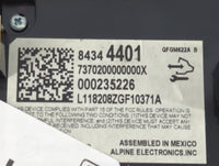2018-2022 Chevrolet Traverse Climate Control Module Temperature AC/Heater Replacement P/N:84344401 Fits OEM Used Auto Parts 