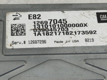 2018-2019 Chevrolet Traverse PCM Engine Control Computer ECU ECM PCU OEM P/N:12697045 Fits Fits 2017 2018 2019 2020 2021 2022 OEM Used Auto Parts