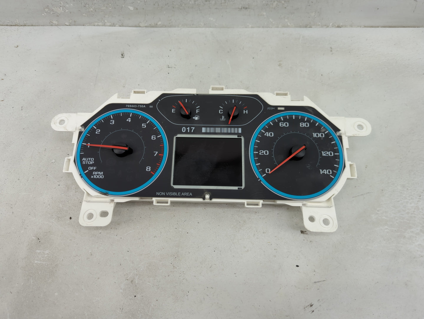 2018-2019 Chevrolet Traverse Instrument Cluster Speedometer Gauges P/N:84342510 Fits Fits 2018 2019 OEM Used Auto Parts - Oe