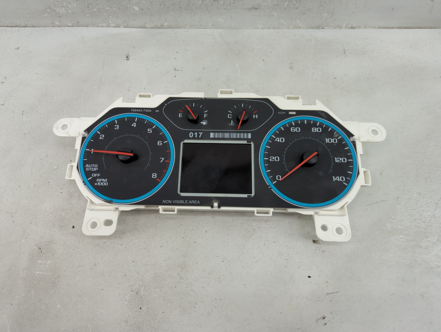 2018-2019 Chevrolet Traverse Instrument Cluster Speedometer Gauges P/N:84342510 Fits Fits 2018 2019 OEM Used Auto Parts - Oe