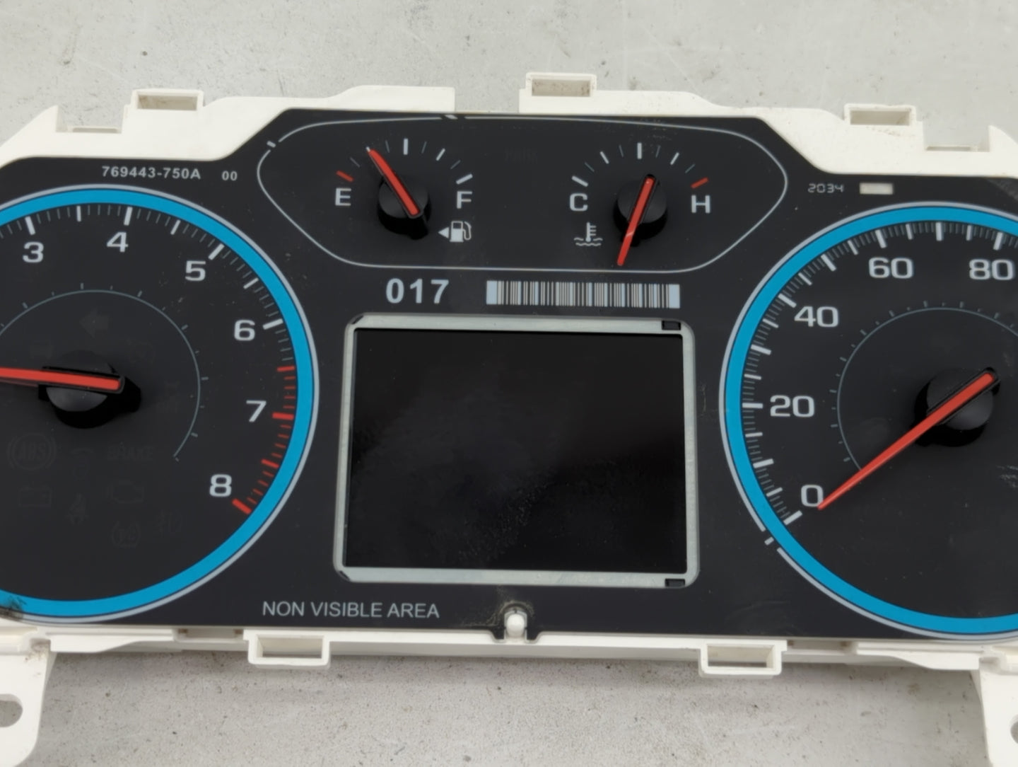 2018-2019 Chevrolet Traverse Instrument Cluster Speedometer Gauges P/N:84342510 Fits Fits 2018 2019 OEM Used Auto Parts - Oe