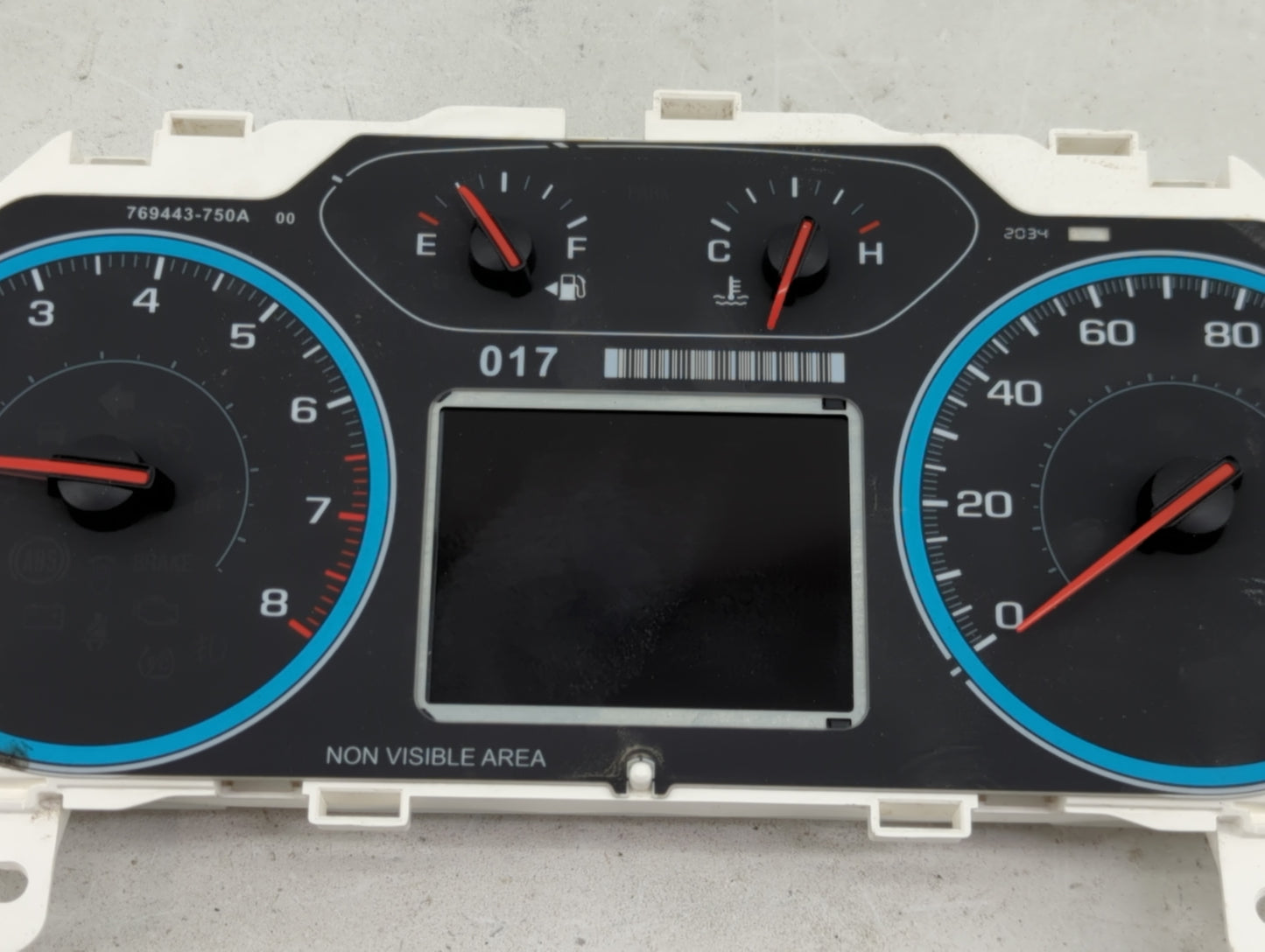 2018-2019 Chevrolet Traverse Instrument Cluster Speedometer Gauges P/N:84342510 Fits Fits 2018 2019 OEM Used Auto Parts - Oe