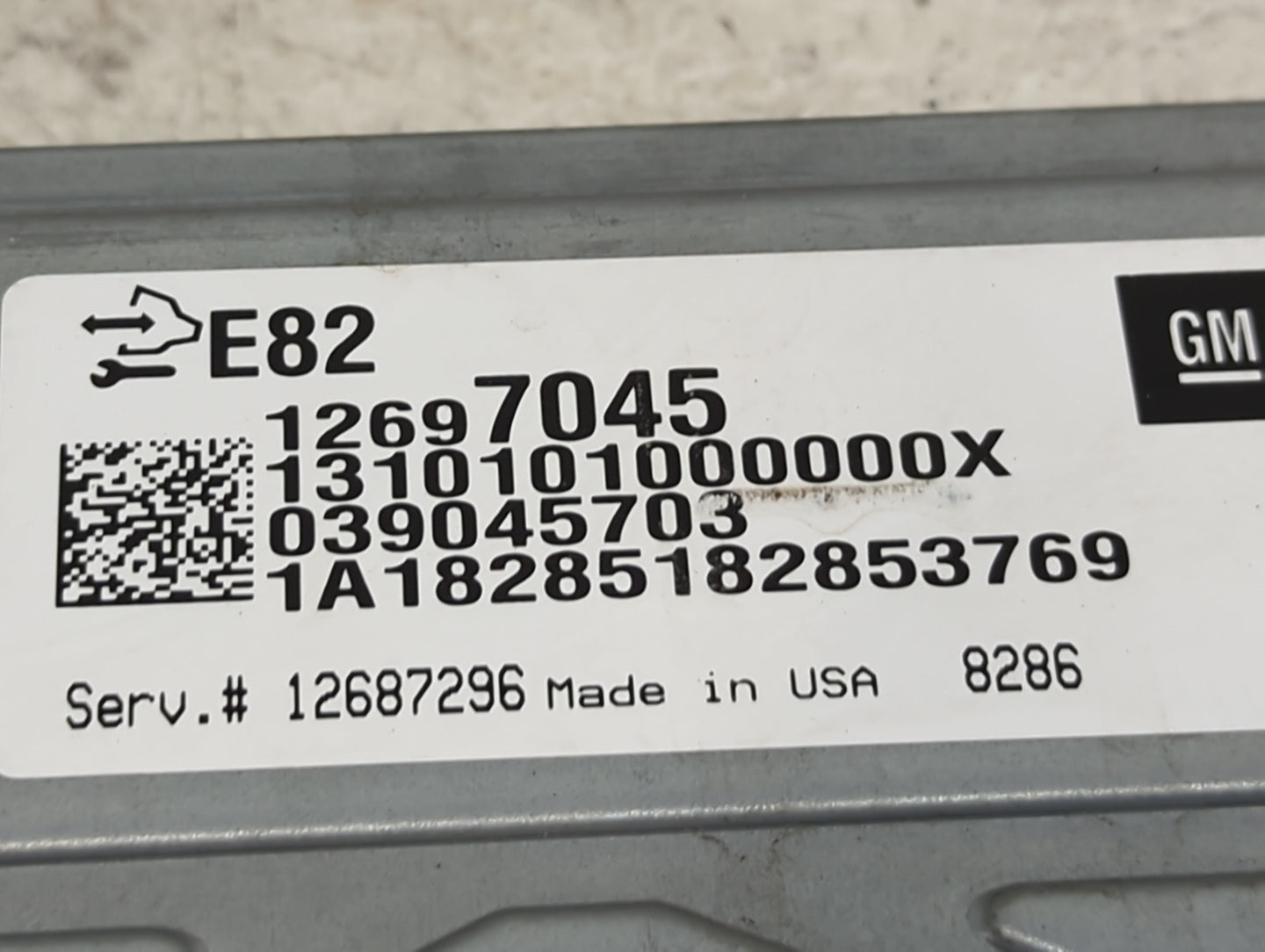 2018-2022 Chevrolet Traverse PCM Engine Control Computer ECU ECM PCU OEM P/N:039045703 12697045 Fits OEM Used Auto Parts - O