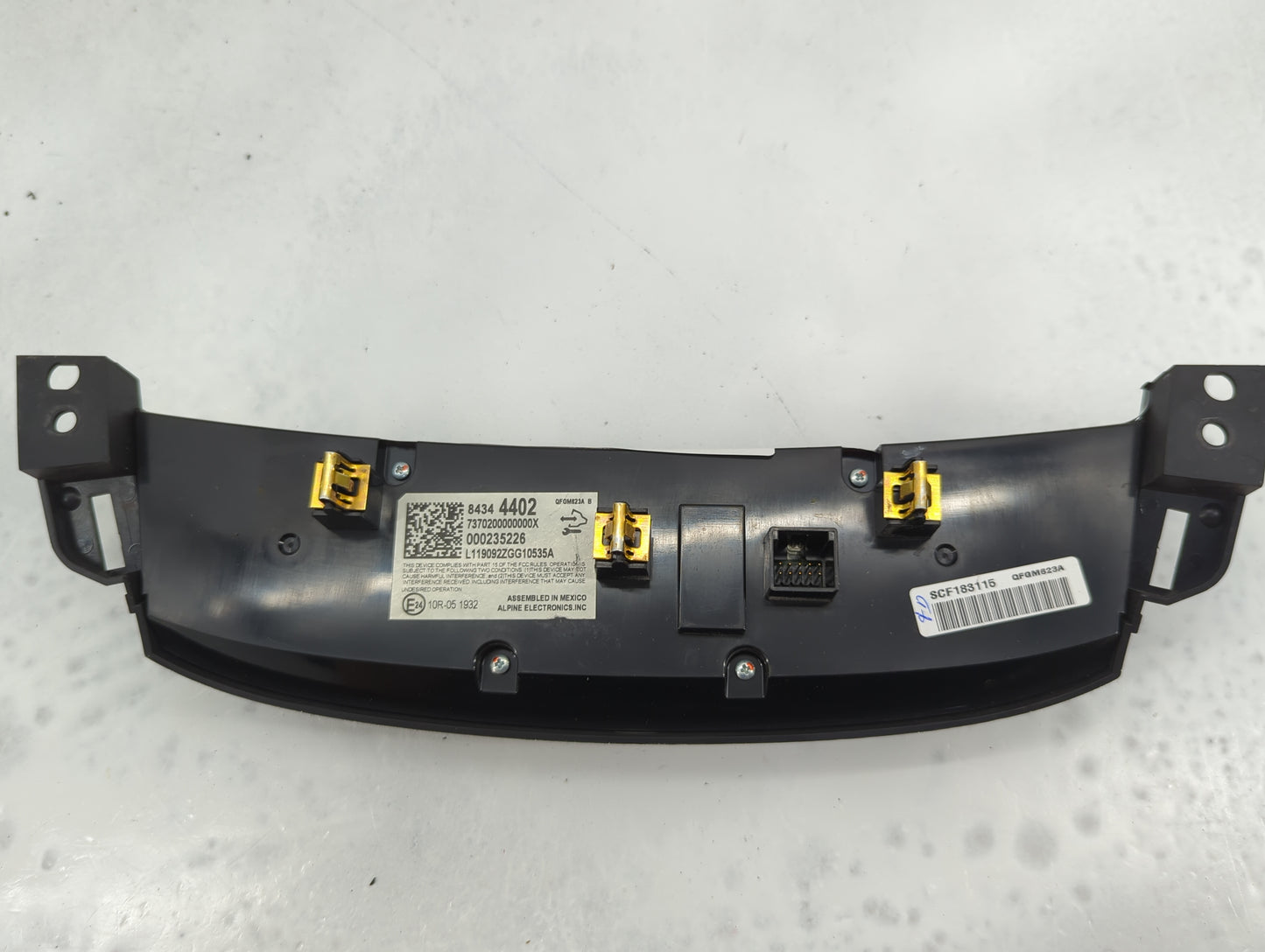 2018-2022 Chevrolet Traverse Climate Control Module Temperature AC/Heater Replacement P/N:84344402 Fits OEM Used Auto Parts 