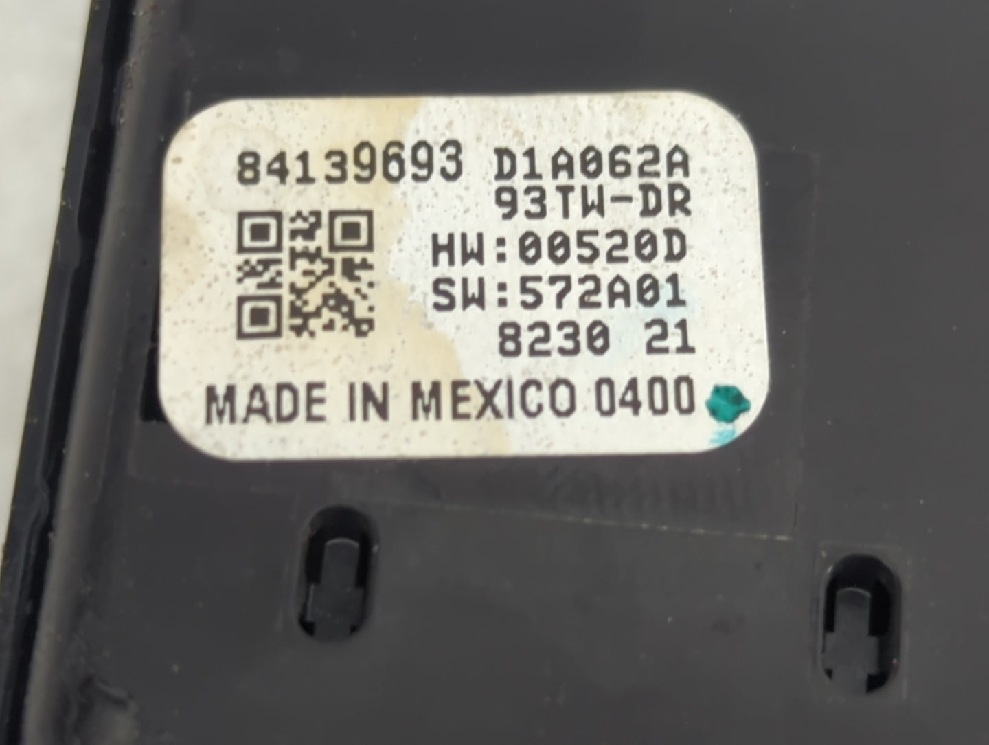 2018-2022 Chevrolet Traverse Master Power Window Switch Replacement Driver Side Left P/N:84139693 D1A062A Fits OEM Used Auto