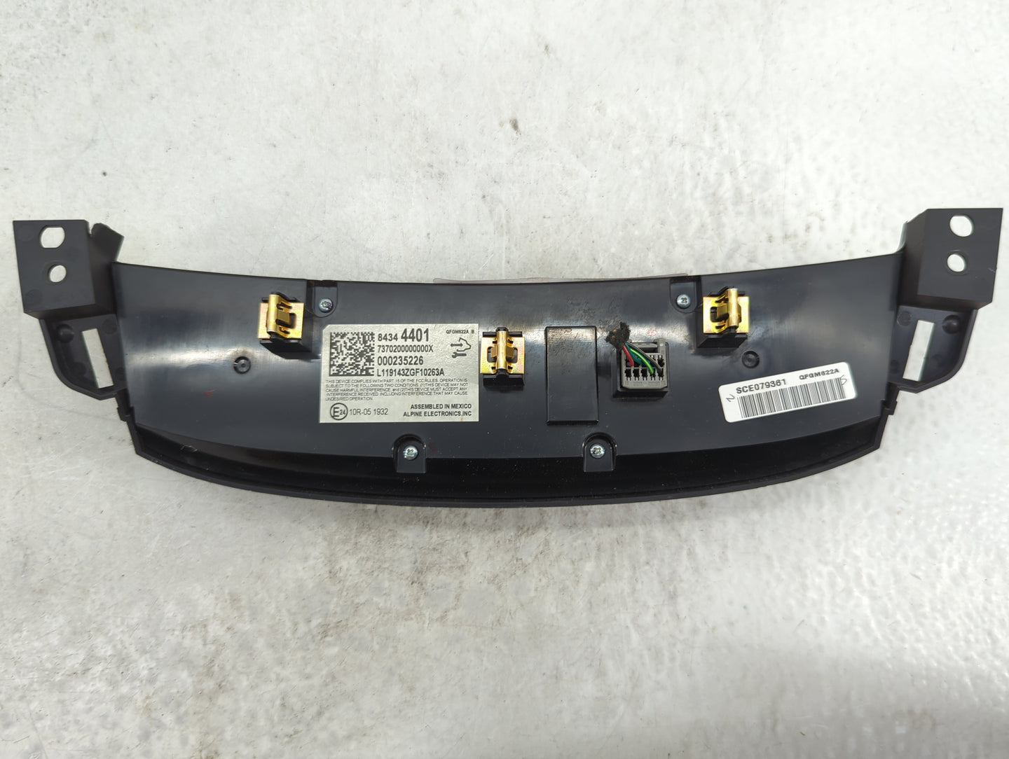 2018-2022 Chevrolet Traverse Climate Control Module Temperature AC/Heater Replacement P/N:84344401 7370200000000X Fits OEM U