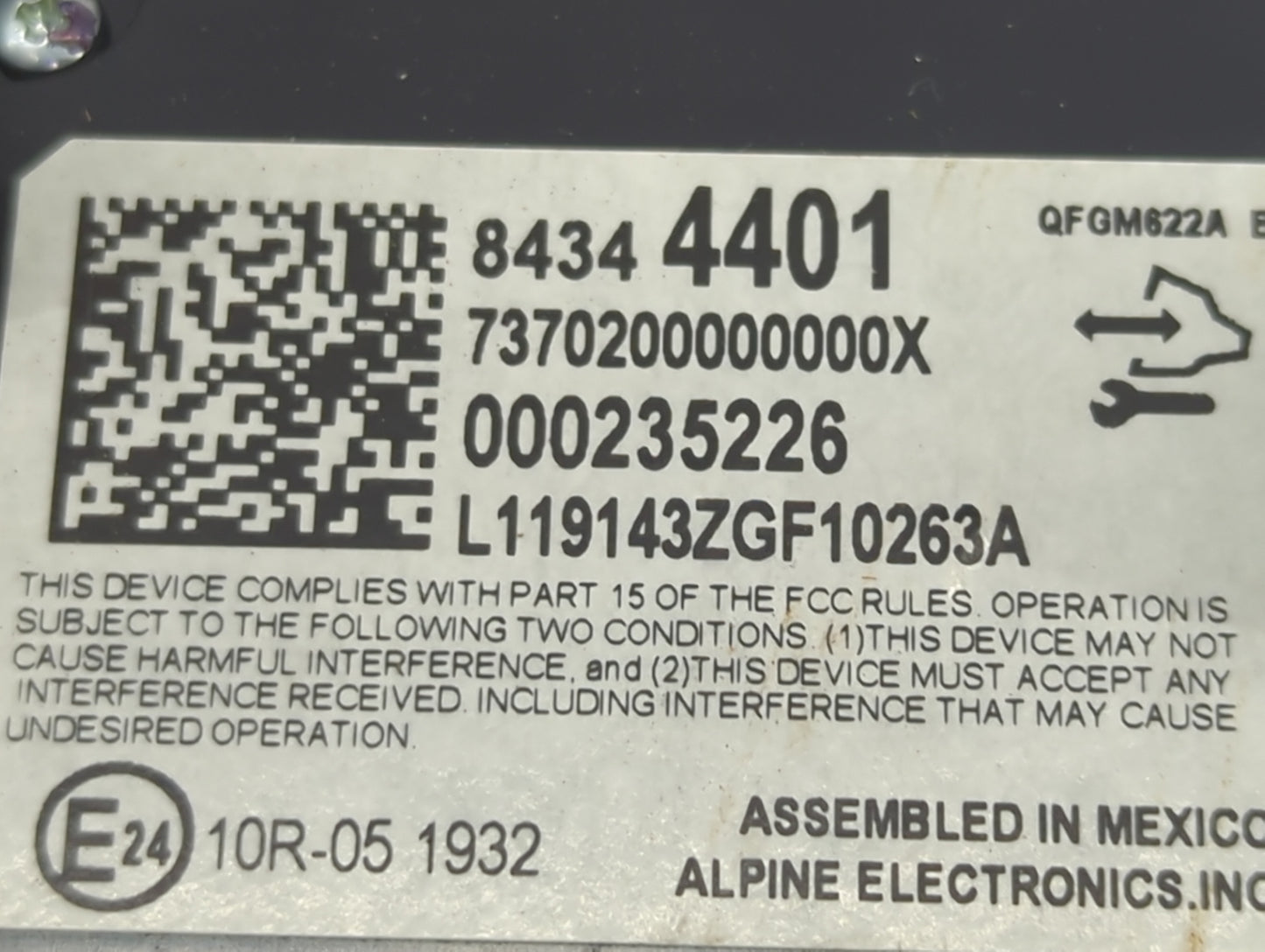 2018-2022 Chevrolet Traverse Climate Control Module Temperature AC/Heater Replacement P/N:84344401 7370200000000X Fits OEM U