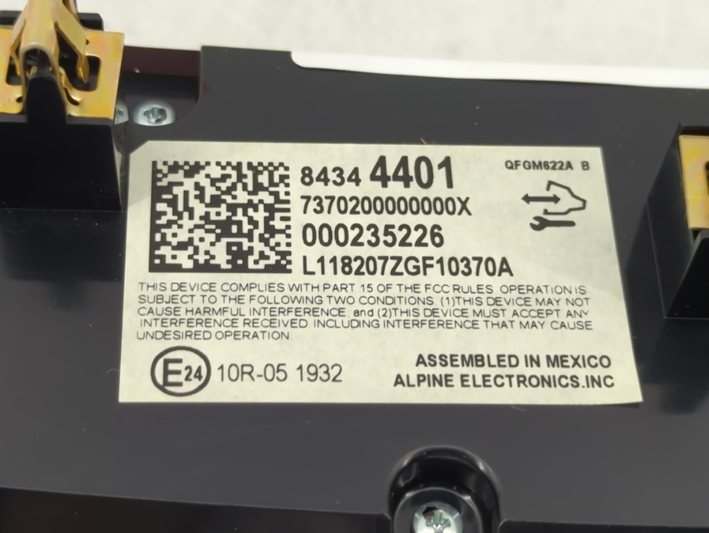 2018-2022 Chevrolet Traverse Climate Control Module Temperature AC/Heater Replacement P/N:84344401 7370200000000X Fits OEM U