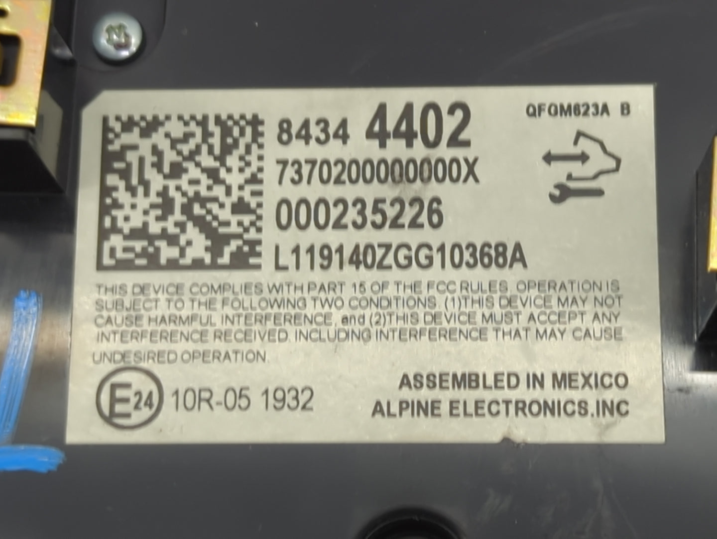 2019 Chevrolet Traverse Climate Control Module Temperature AC/Heater Replacement P/N:84344402 7370200000000X, 000235226 Fits