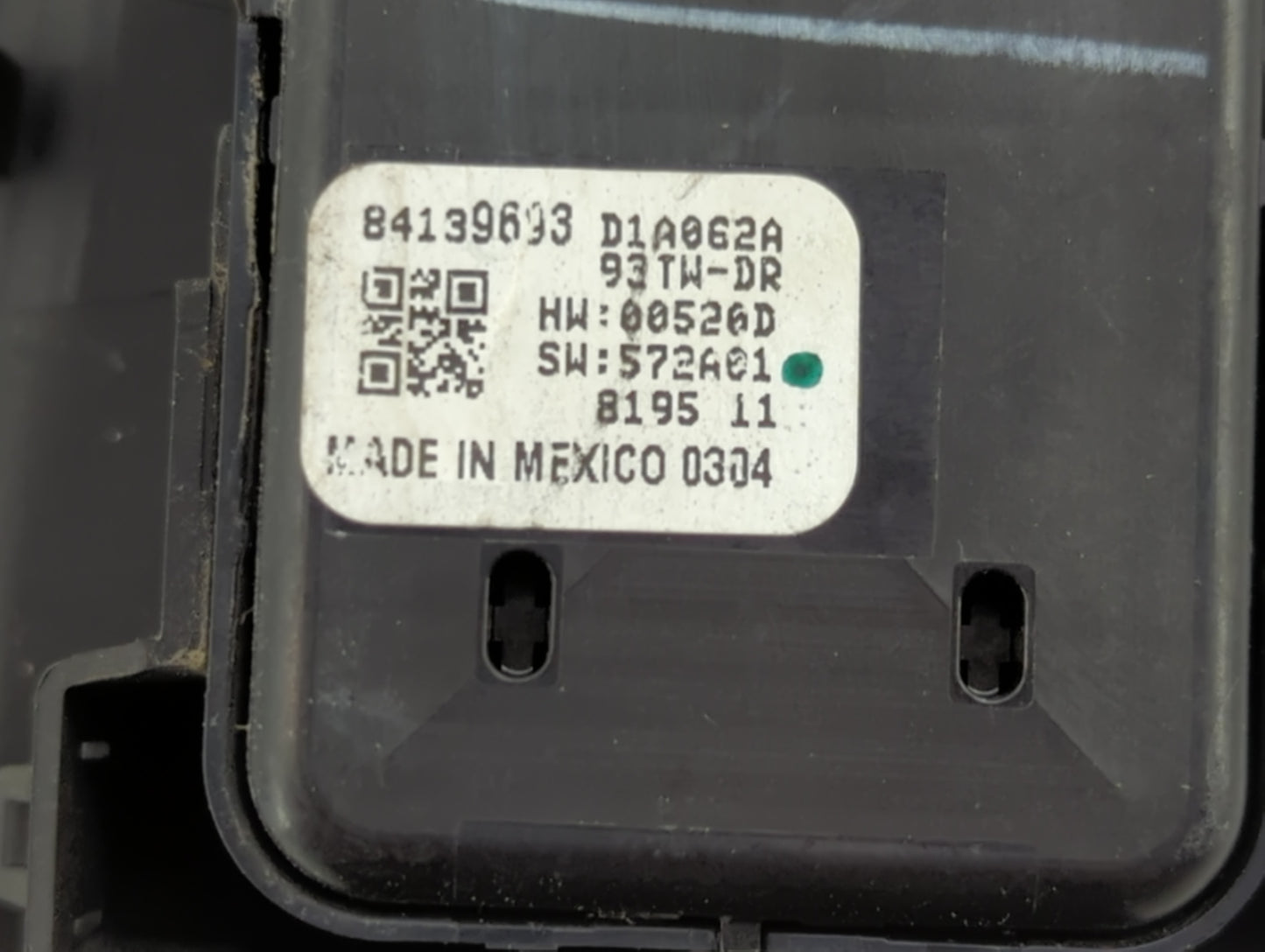 2018-2022 Chevrolet Traverse Master Power Window Switch Replacement Driver Side Left P/N:84139693 Fits OEM Used Auto Parts -
