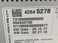 2018-2021 Chevrolet Traverse Radio AM FM Cd Player Receiver Replacement P/N:42645278 555343750 Fits Fits 2018 2019 2020 2021