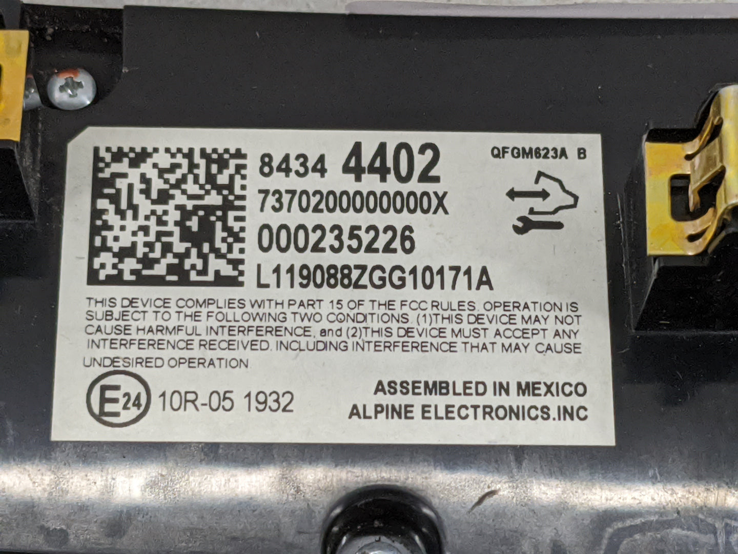 2018-2022 Chevrolet Traverse Climate Control Module Temperature AC/Heater Replacement P/N:84344402 7370200000000X Fits OEM U