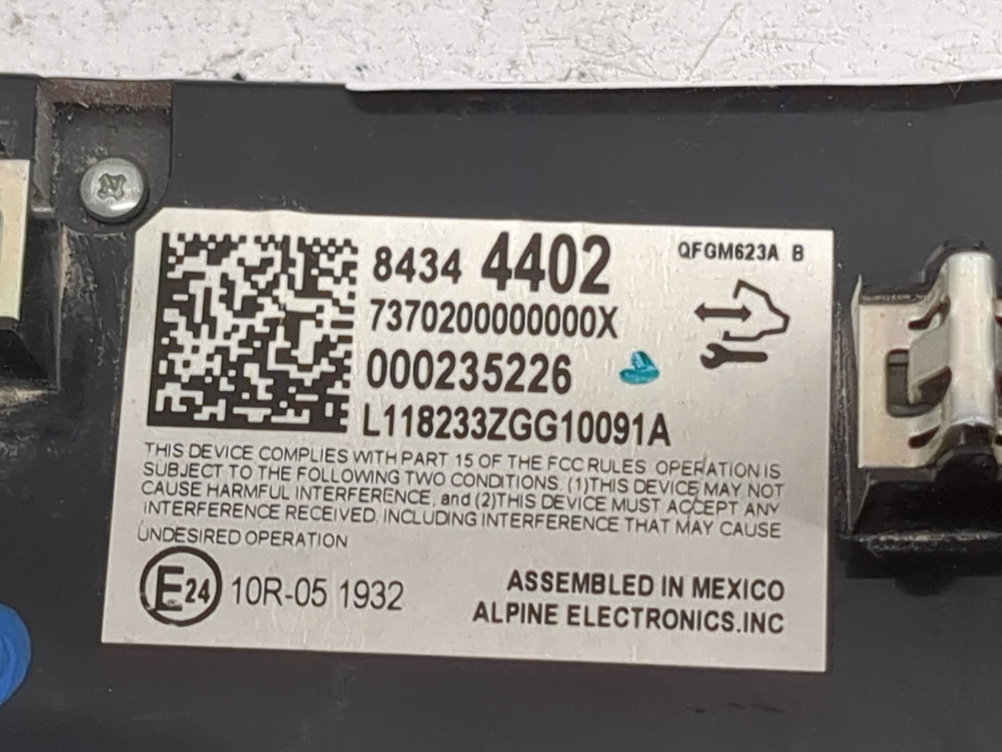 2018-2022 Chevrolet Traverse Climate Control Module Temperature AC/Heater Replacement P/N:84344402 7370200000000X Fits OEM U