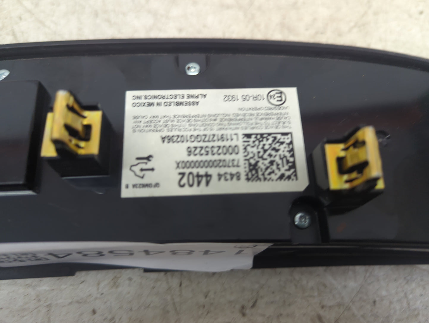 2018-2022 Chevrolet Traverse Climate Control Module Temperature AC/Heater Replacement P/N:8434 4402 737020000000X Fits OEM U