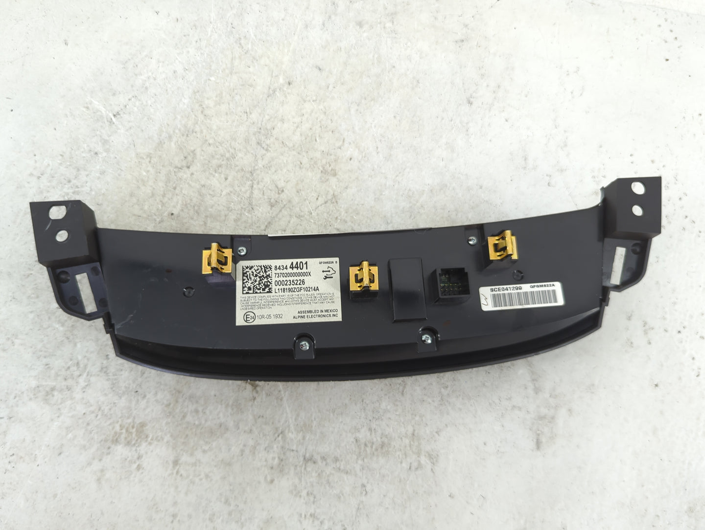 2018-2022 Chevrolet Traverse Climate Control Module Temperature AC/Heater Replacement P/N:84344401 7370200000000X Fits OEM U