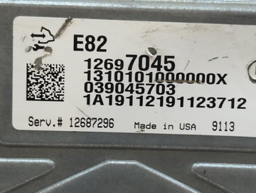 2018-2022 Chevrolet Traverse PCM Engine Control Computer ECU ECM PCU OEM P/N:12697045 Fits Fits 2016 2017 2018 2019 2020 202