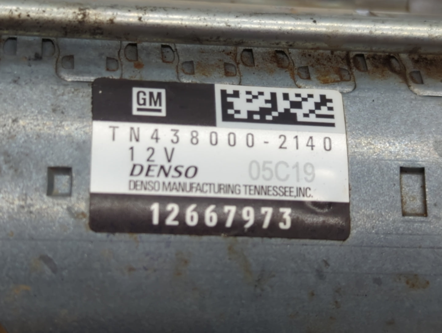 2018-2022 Chevrolet Traverse Car Starter Motor Solenoid OEM P/N:12667973 TN438000-2140 Fits OEM Used Auto Parts - Oemusedaut