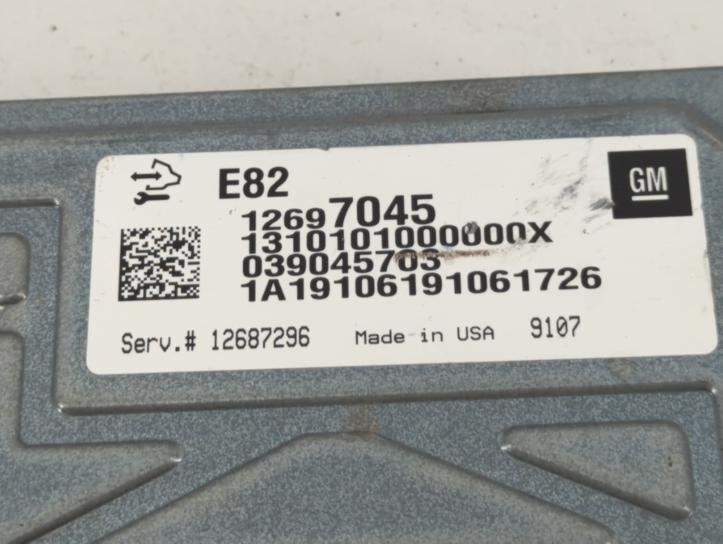 2018-2022 Chevrolet Traverse PCM Engine Control Computer ECU ECM PCU OEM P/N:039045703 12697045 Fits OEM Used Auto Parts - O