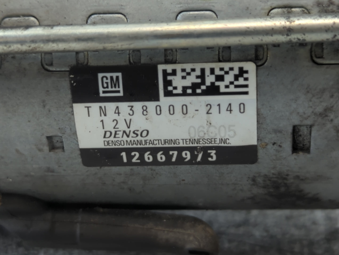 2018-2022 Chevrolet Traverse Car Starter Motor Solenoid OEM P/N:TN438000-2140 12667973 Fits OEM Used Auto Parts - Oemusedaut