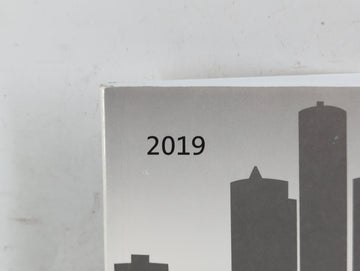 2019 Chevrolet Traverse Owners Manual Book Guide P/N:84149414A OEM Used Auto Parts