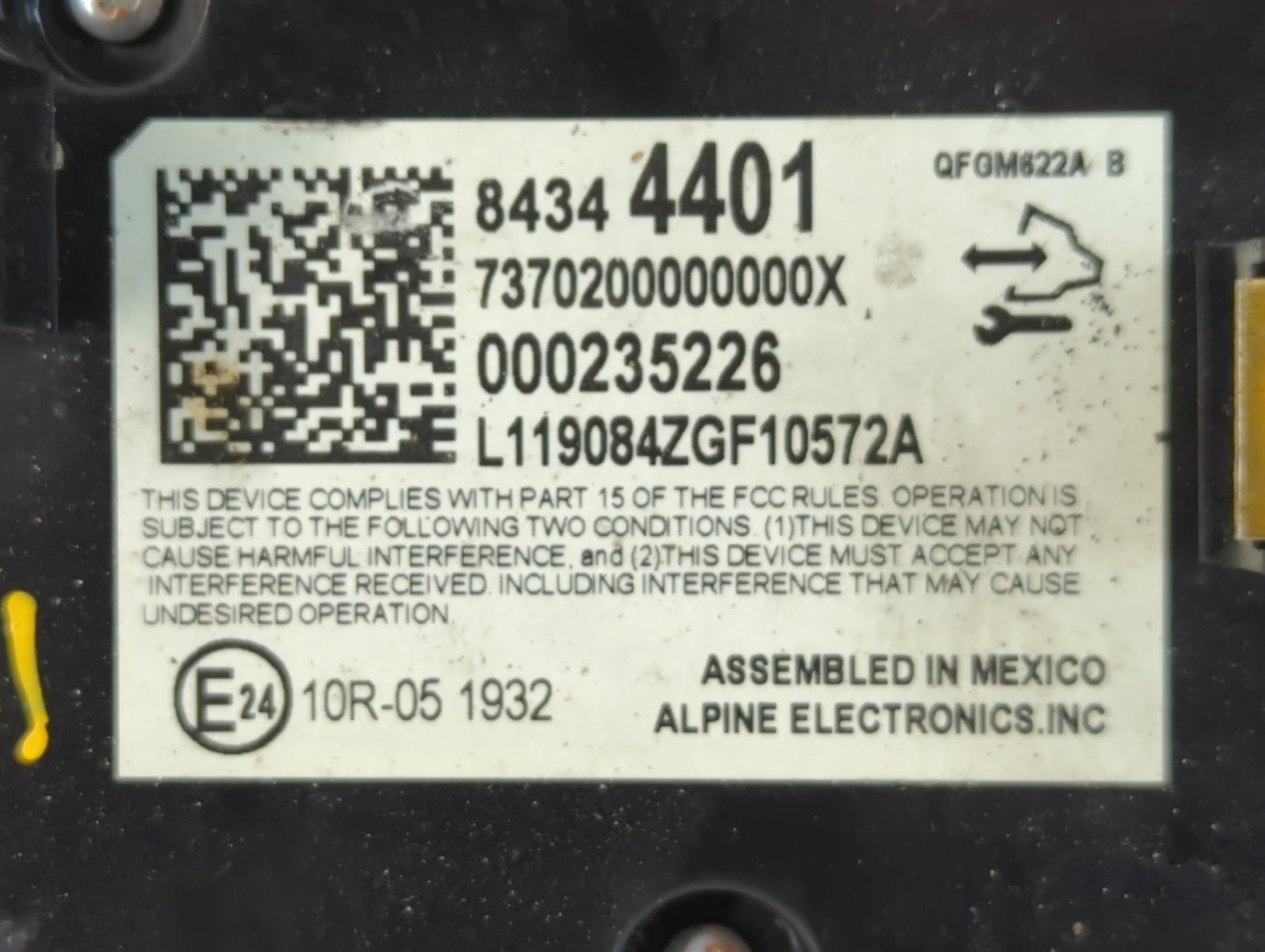 2018-2022 Chevrolet Traverse Climate Control Module Temperature AC/Heater Replacement P/N:84344401 Fits OEM Used Auto Parts 