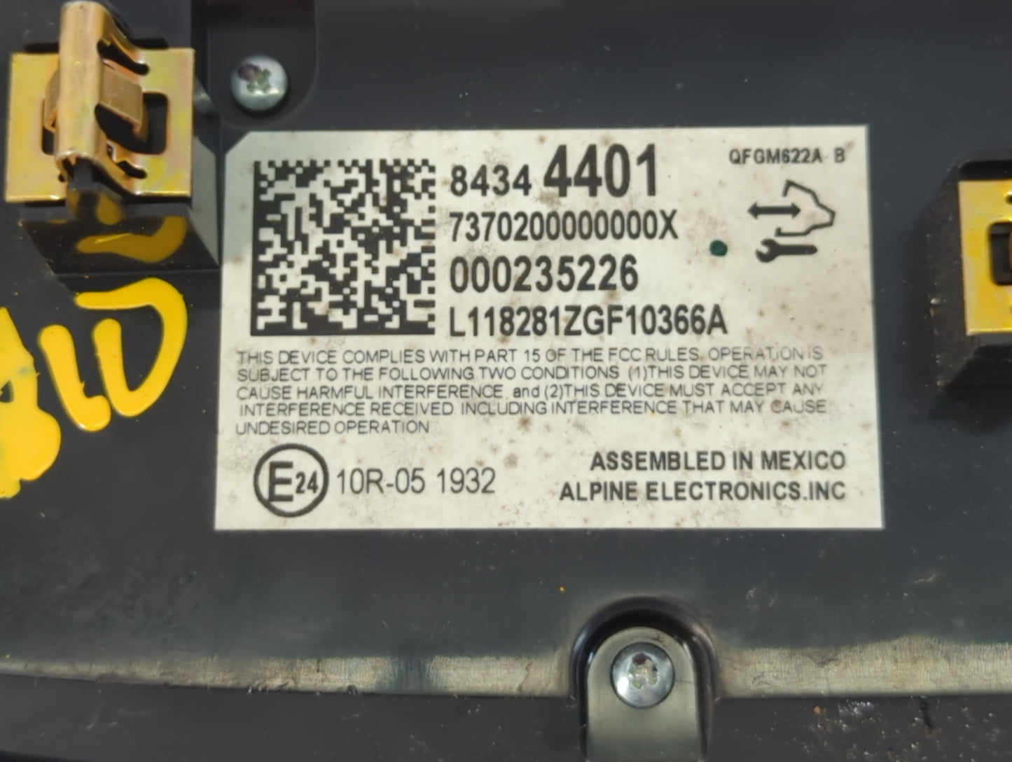 2018-2022 Chevrolet Traverse Climate Control Module Temperature AC/Heater Replacement P/N:84344401 Fits OEM Used Auto Parts 
