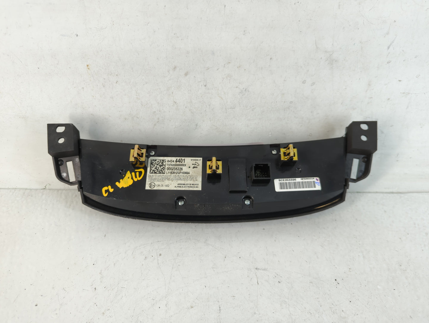 2018-2022 Chevrolet Traverse Climate Control Module Temperature AC/Heater Replacement P/N:84344401 Fits OEM Used Auto Parts 
