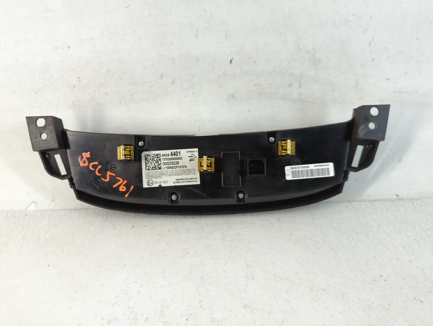 2018-2022 Chevrolet Traverse Climate Control Module Temperature AC/Heater Replacement P/N:84344401 Fits OEM Used Auto Parts 