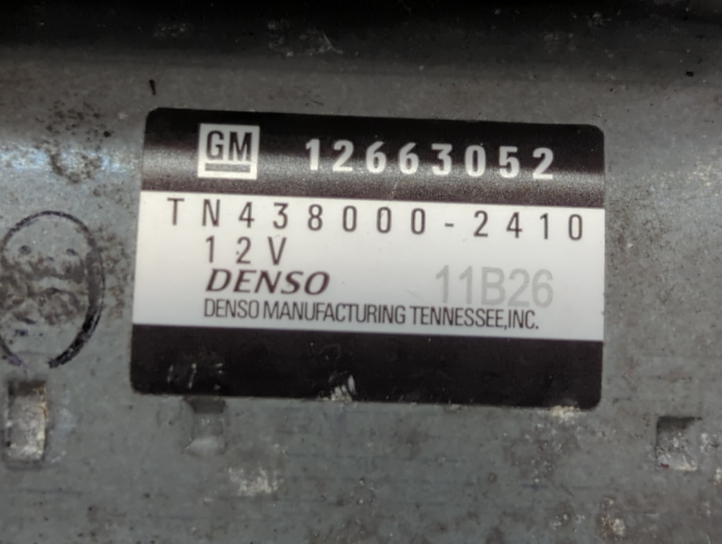 2018-2019 Chevrolet Traverse Car Starter Motor Solenoid OEM P/N:12663052 Fits Fits 2015 2016 2017 2018 2019 2020 2021 OEM Us
