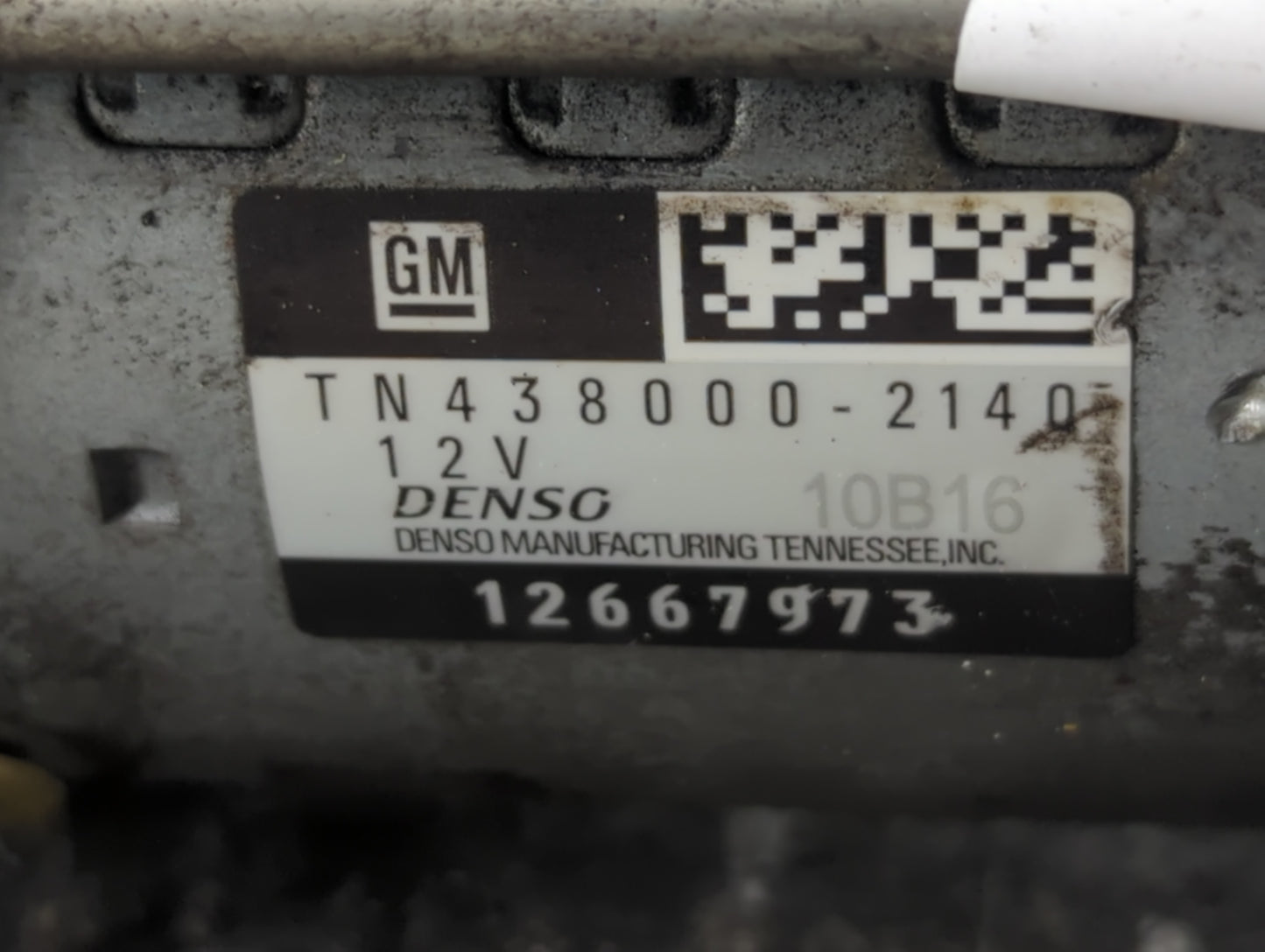2018-2022 Chevrolet Traverse Car Starter Motor Solenoid OEM P/N:TN438000-2140 12667973 Fits OEM Used Auto Parts - Oemusedaut