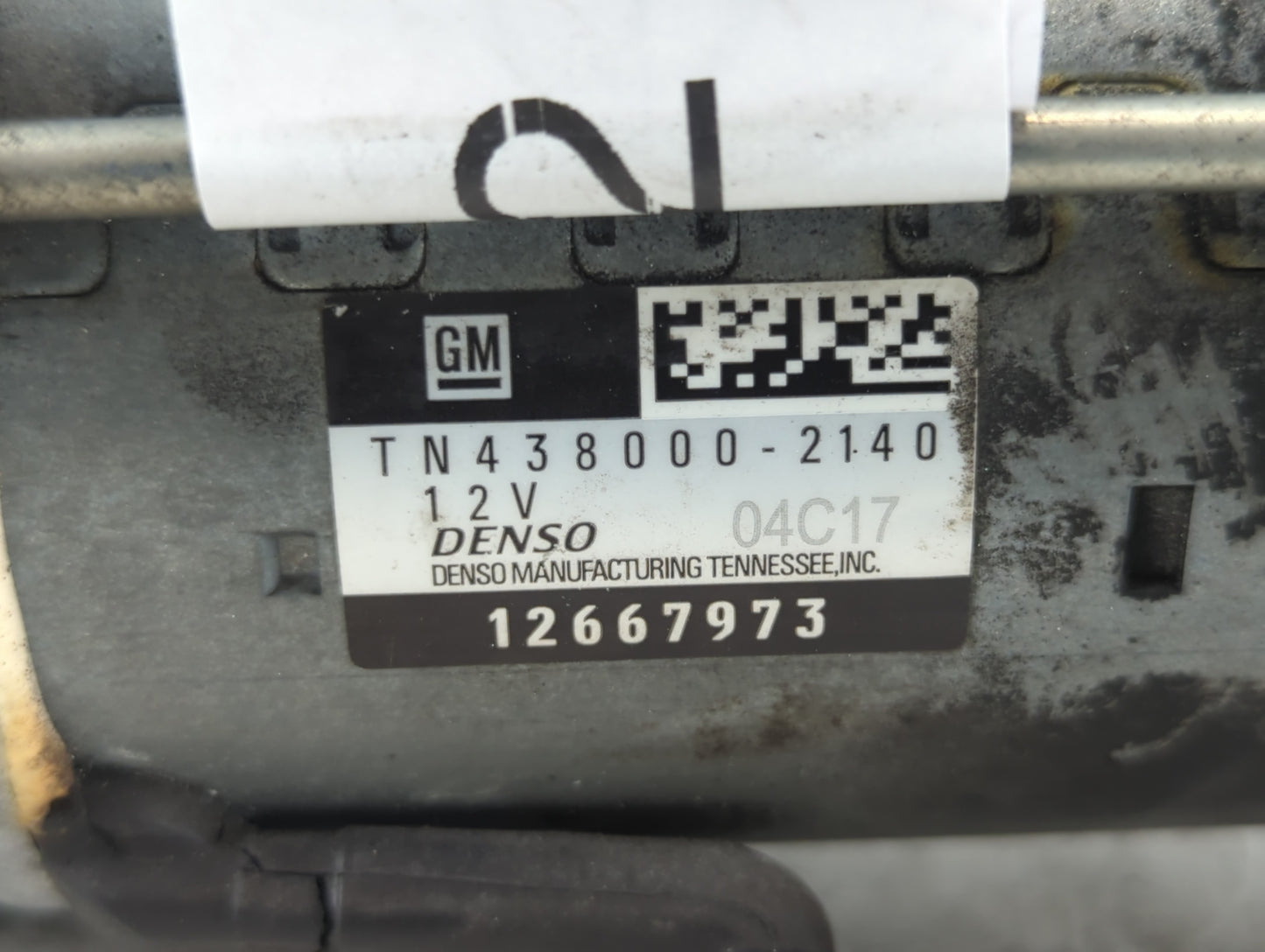 2018-2022 Chevrolet Traverse Car Starter Motor Solenoid OEM P/N:12667973 TN438000-2140 Fits OEM Used Auto Parts - Oemusedaut