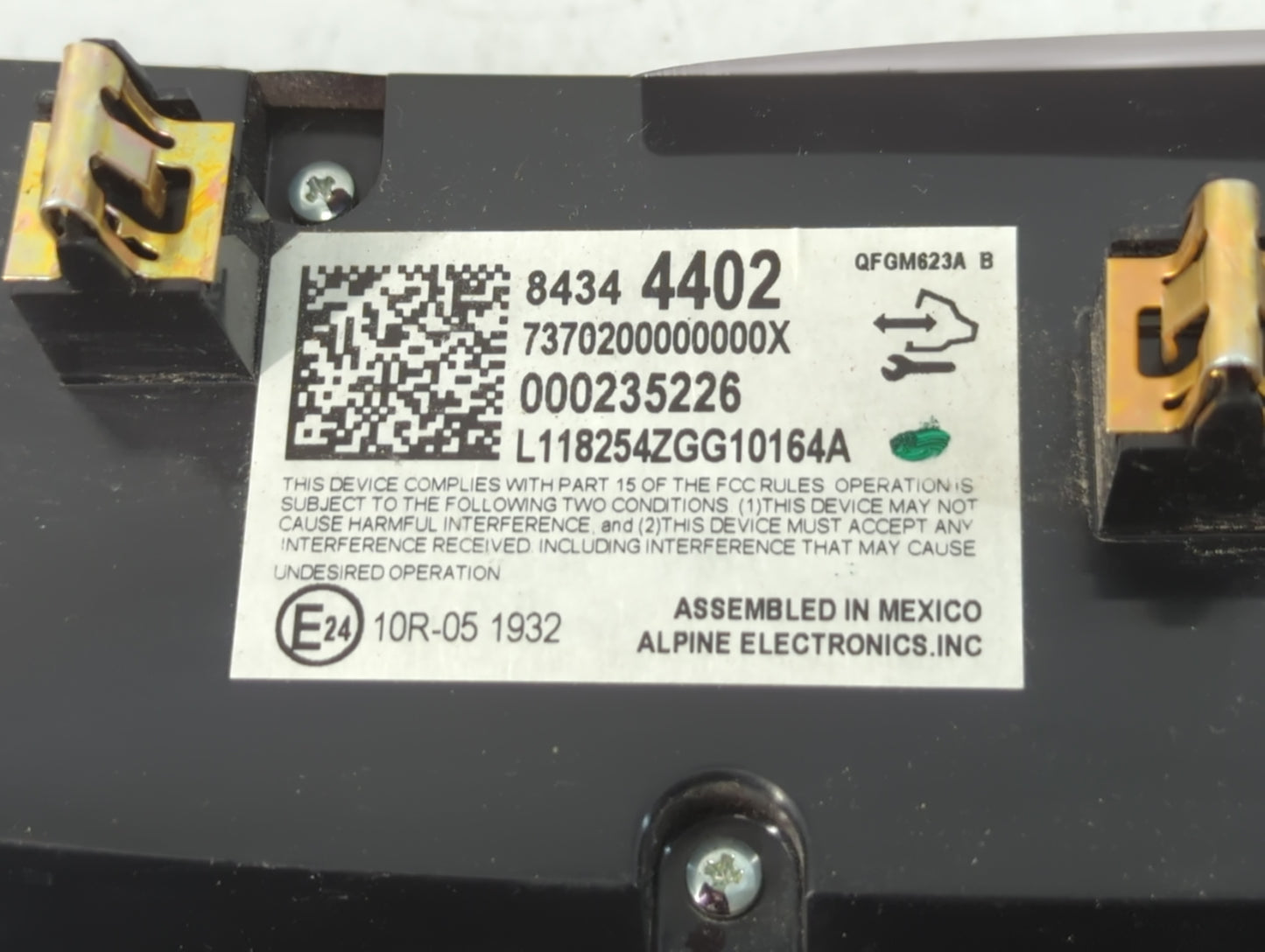 2018-2022 Chevrolet Traverse Climate Control Module Temperature AC/Heater Replacement P/N:84344402 Fits OEM Used Auto Parts 