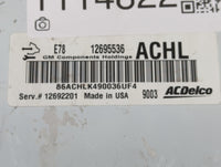 2017-2021 Chevrolet Trax PCM Engine Control Computer ECU ECM PCU OEM P/N:12695536 Fits Fits 2017 2018 2019 2020 2021 OEM Use