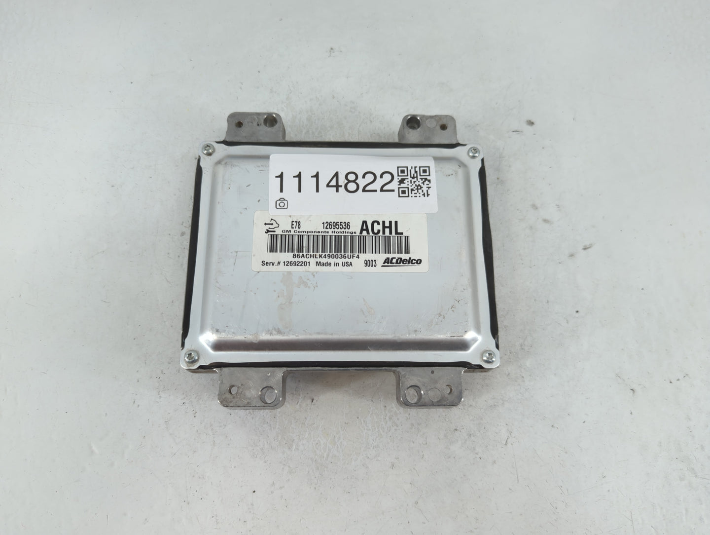 2017-2021 Chevrolet Trax PCM Engine Control Computer ECU ECM PCU OEM P/N:12695536 Fits Fits 2017 2018 2019 2020 2021 OEM Use