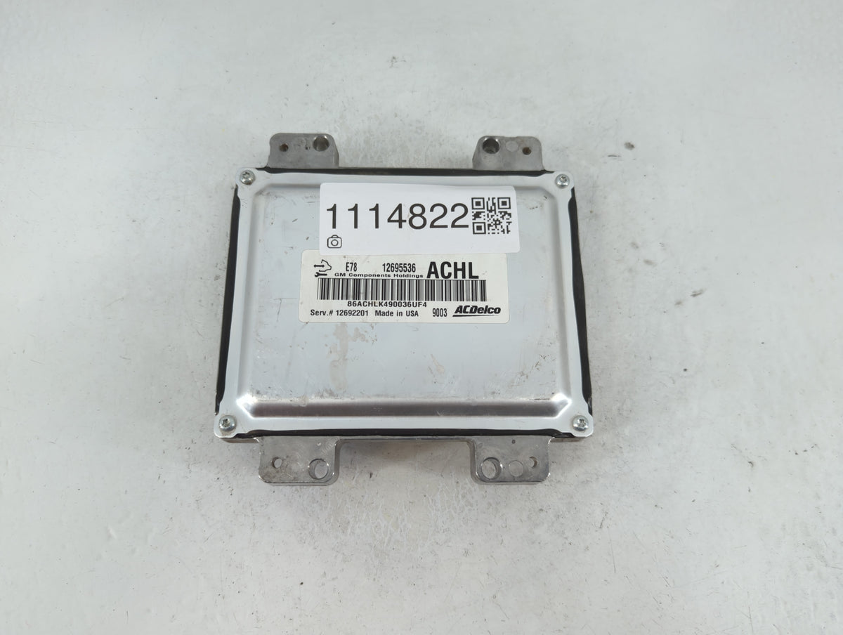 2017-2021 Chevrolet Trax PCM Engine Control Computer ECU ECM PCU OEM P/N:12695536 Fits 2017 2018 2019 2020 2021 OEM Used Aut