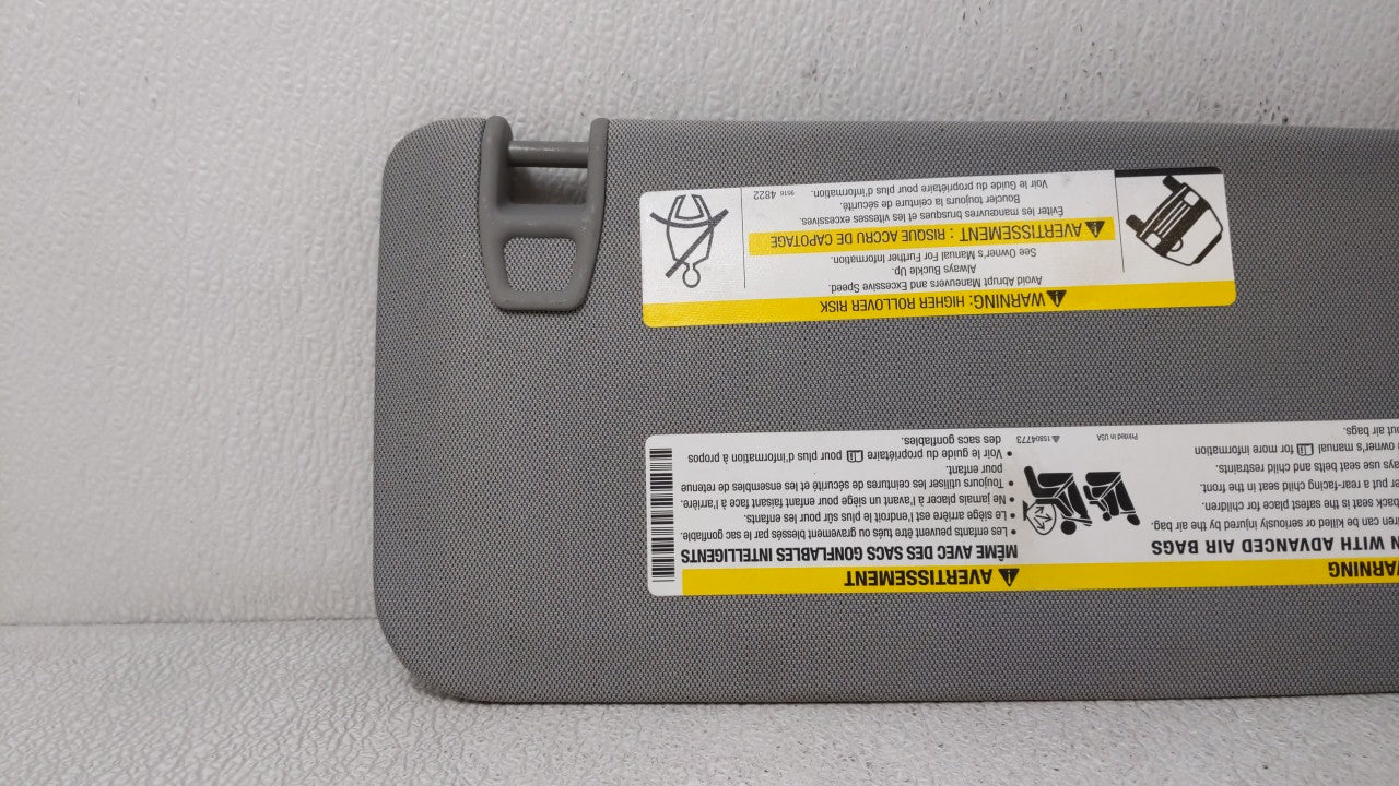 2017-2018 Chevrolet Trax Sun Visor Shade Replacement Driver Left Mirror Fits Fits 2017 2018 OEM Used Auto Parts - Oemusedaut