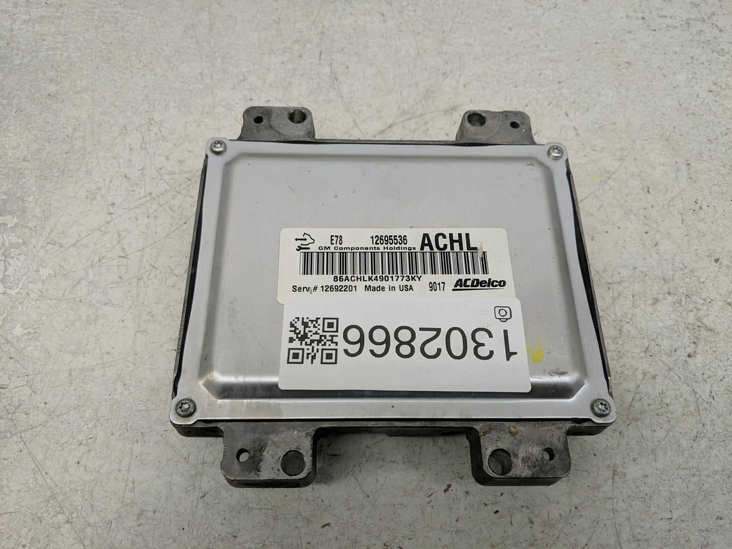 2017-2021 Chevrolet Trax PCM Engine Control Computer ECU ECM PCU OEM P/N:12692201 12695536 Fits Fits 2017 2018 2019 2020 202