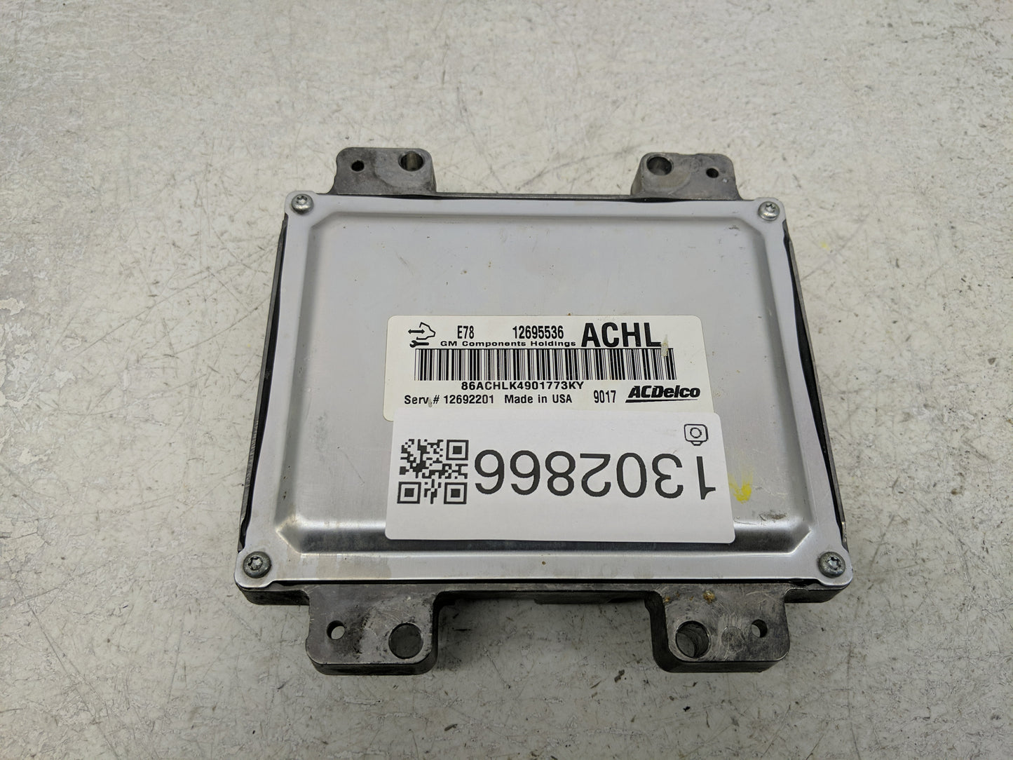 2017-2021 Chevrolet Trax PCM Engine Control Computer ECU ECM PCU OEM P/N:12692201 12695536 Fits Fits 2017 2018 2019 2020 202