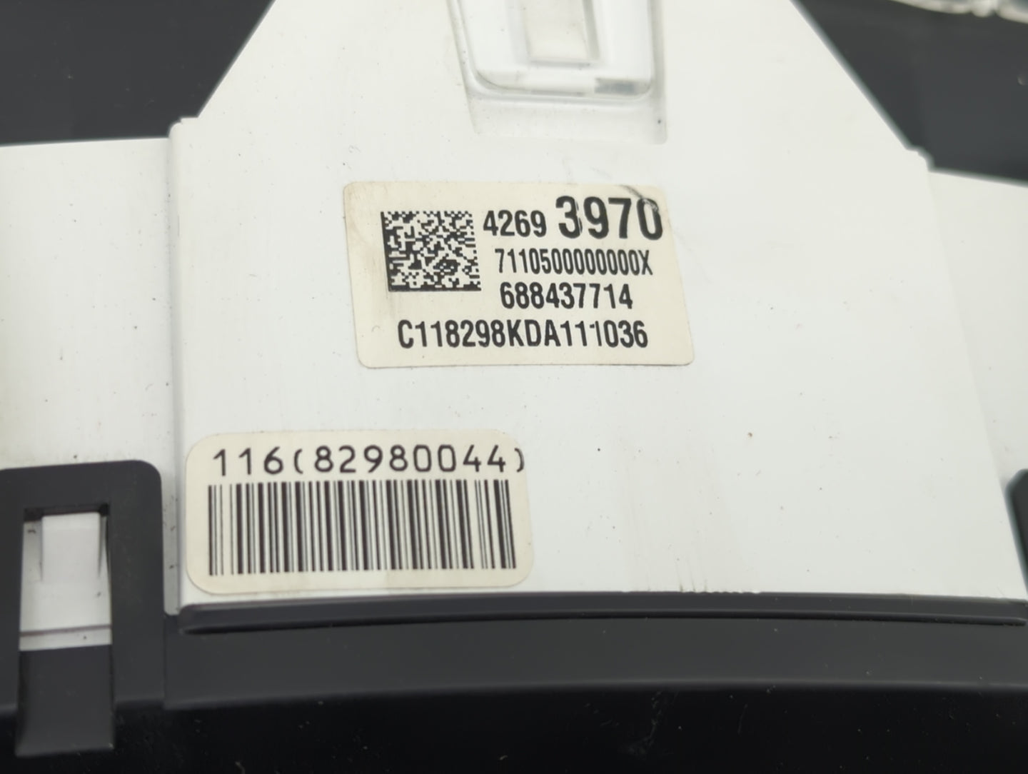 2019-2021 Chevrolet Trax Instrument Cluster Speedometer Gauges P/N:42693970 688437714, C118298KDA111036 Fits Fits 2019 2020 