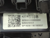 2017-2021 Chevrolet Trax Climate Control Module Temperature AC/Heater Replacement P/N:42588188 Fits Fits 2017 2018 2019 2020
