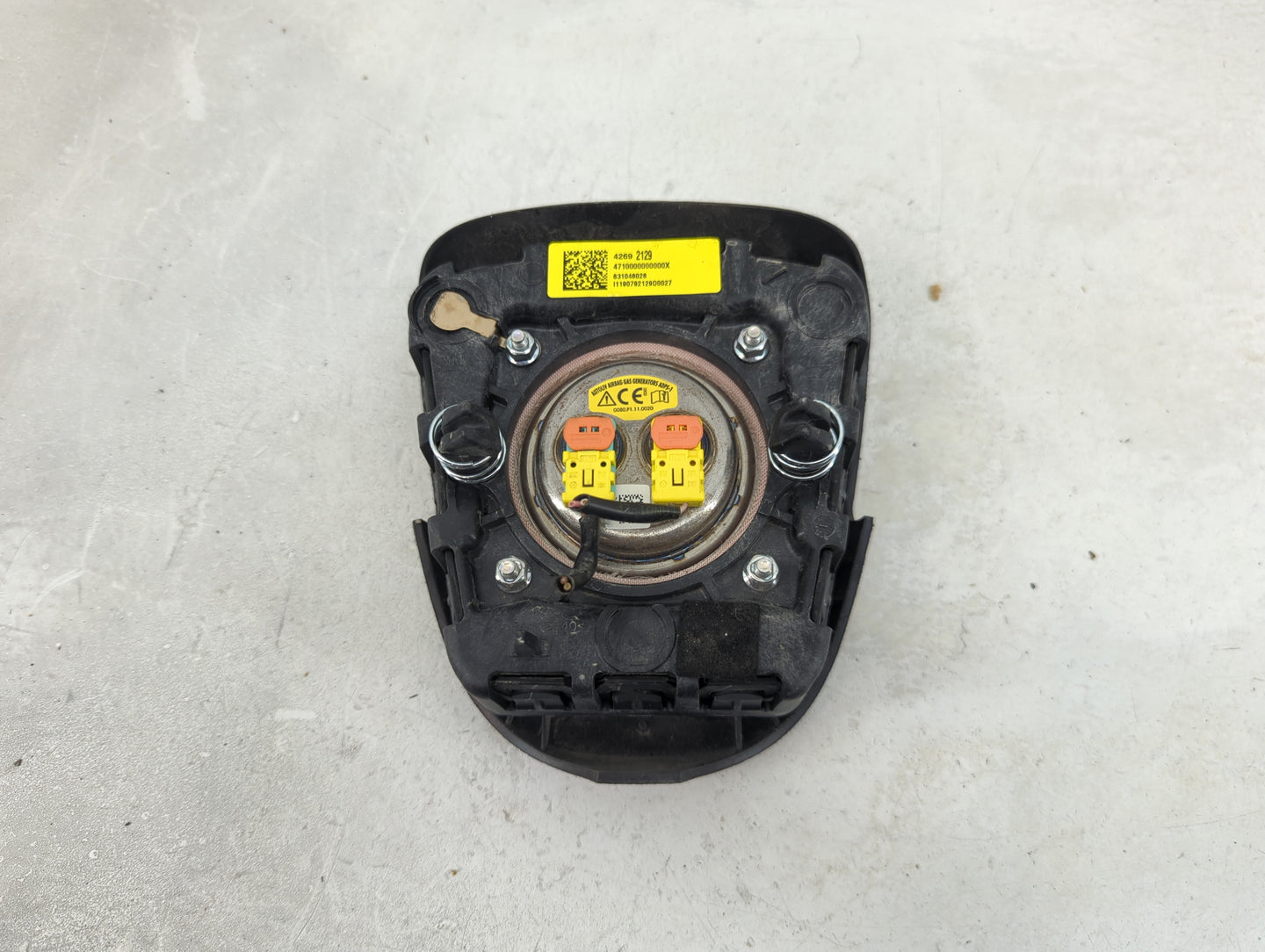 2019 Chevrolet Trax Air Bag Driver Left Steering Wheel Mounted P/N:42692129 4710000000000X, 631046026, I11190792129D0027 Fit