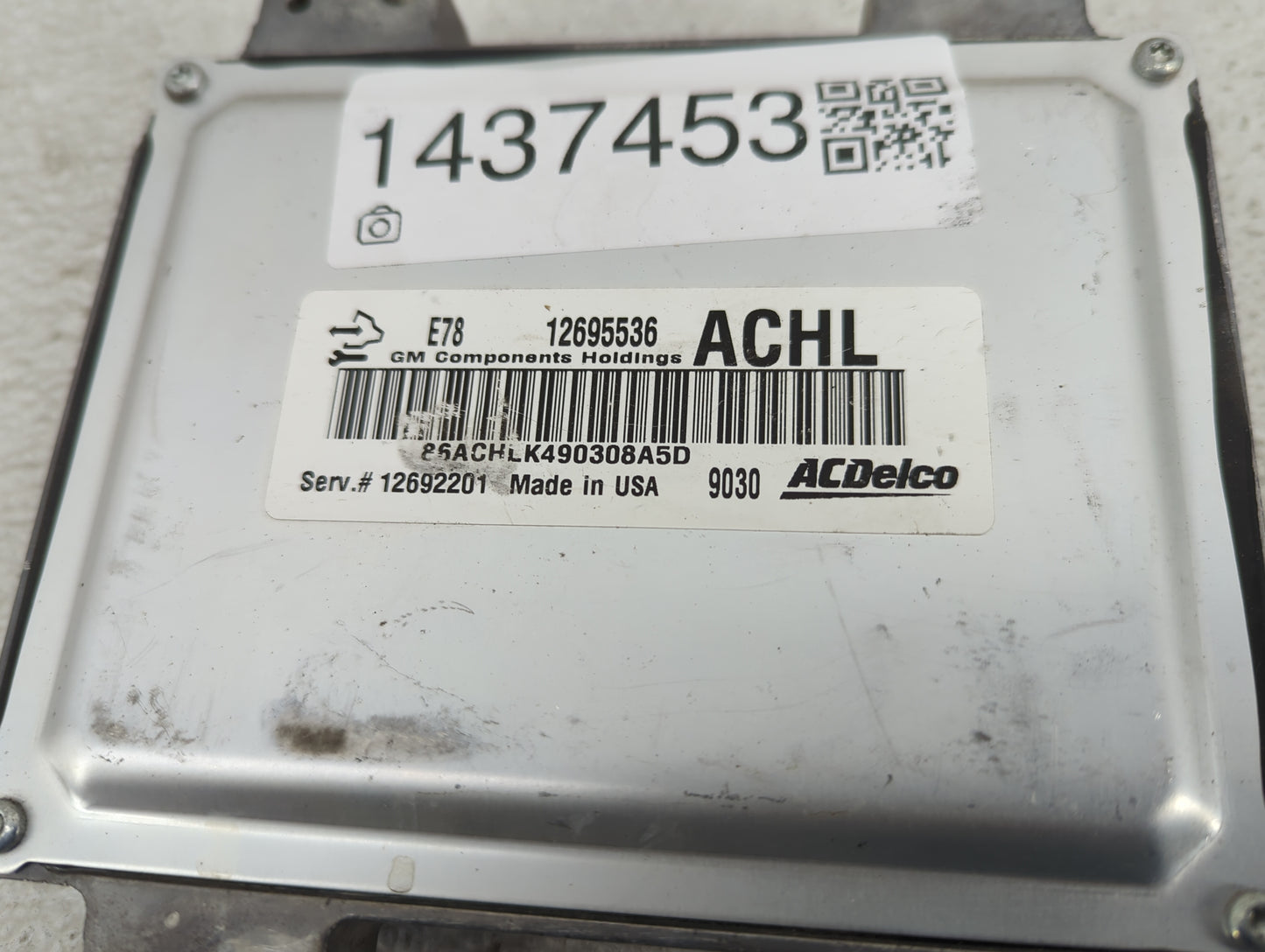 2017-2021 Chevrolet Trax PCM Engine Control Computer ECU ECM PCU OEM P/N:12695536 12692201 Fits Fits 2017 2018 2019 2020 202