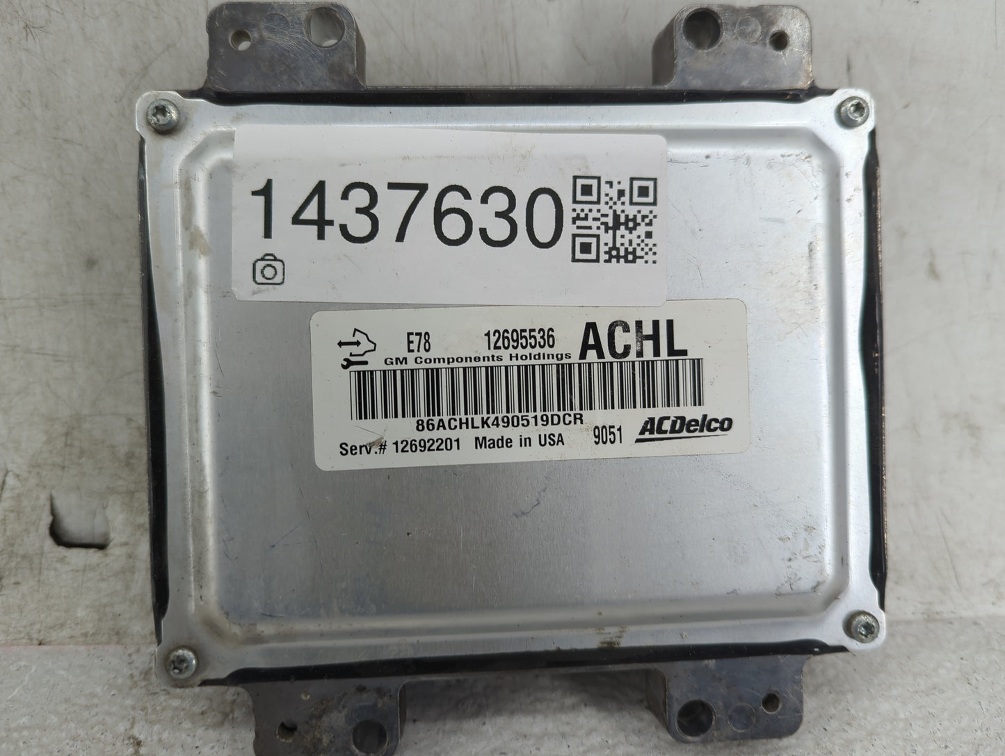 2017-2021 Chevrolet Trax PCM Engine Control Computer ECU ECM PCU OEM P/N:12695536 12692201 Fits Fits 2017 2018 2019 2020 202