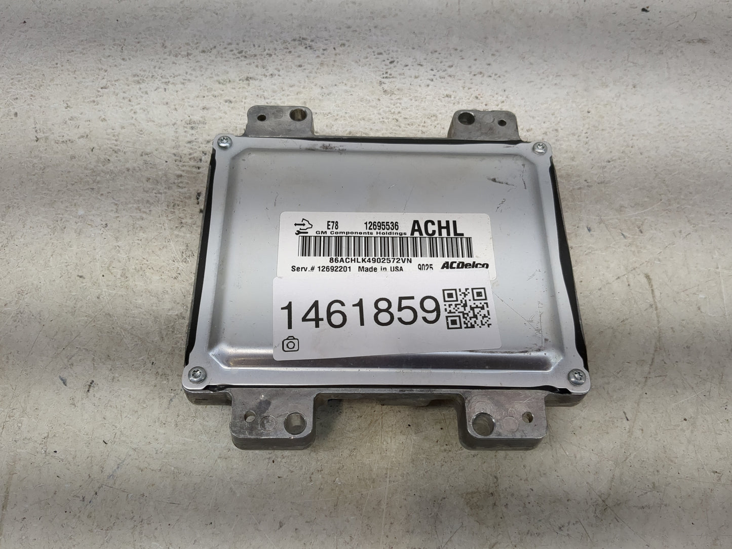 2017-2021 Chevrolet Trax PCM Engine Control Computer ECU ECM PCU OEM P/N:12695536 Fits Fits 2017 2018 2019 2020 2021 OEM Use