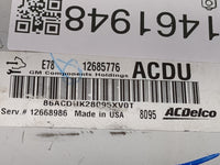 2017-2021 Chevrolet Trax PCM Engine Control Computer ECU ECM PCU OEM P/N:12685776 Fits Fits 2017 2018 2019 2020 2021 OEM Use